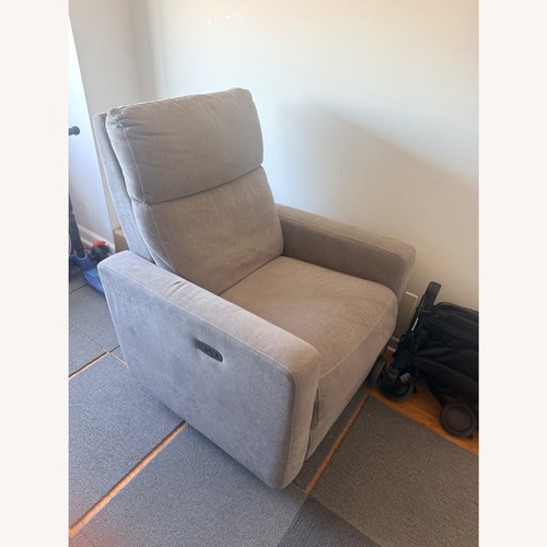 Used Gray Power Glider / Nursing Chair for sale on AptDeco