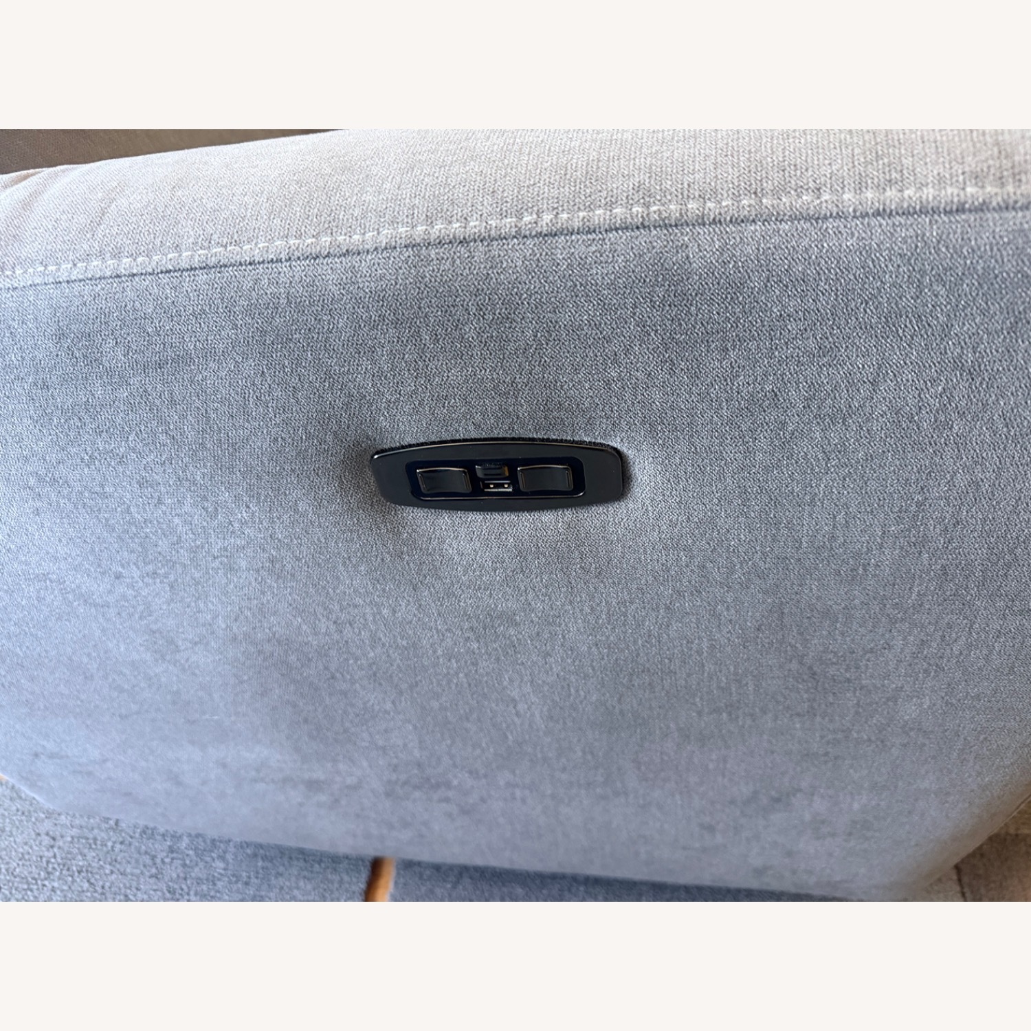 Gray Power Glider / Nursing Chair - image-3