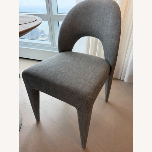 Used Restoration Hardware Bianca Fabric Dining Side Chairs for sale on AptDeco