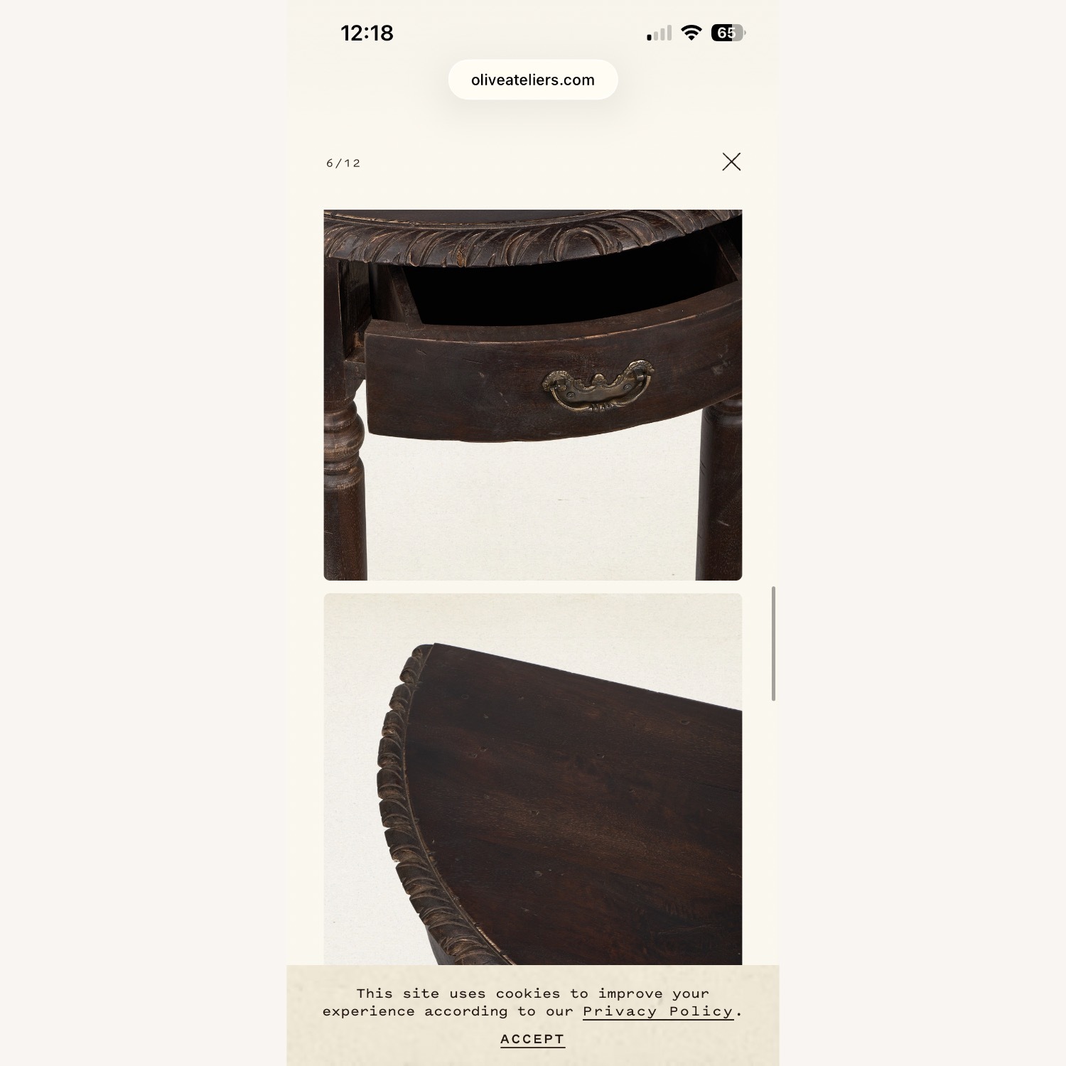 Downton Demilune Table - image-26
