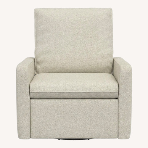 Used Pottery Barn Kids Paxton Light Gray Nursing Chair for sale on AptDeco