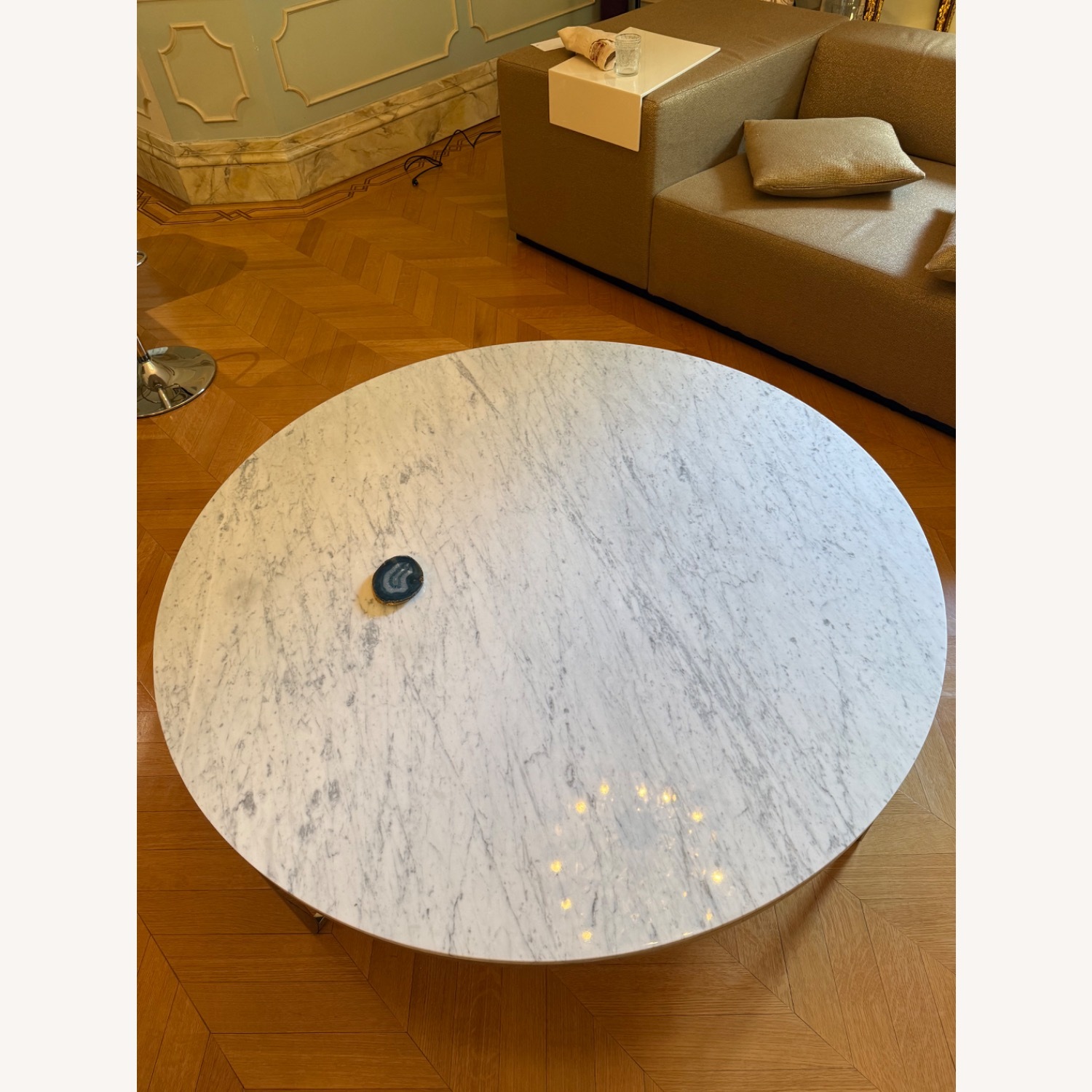 Taylor Made Custom Furniture White Coffee Table - image-1