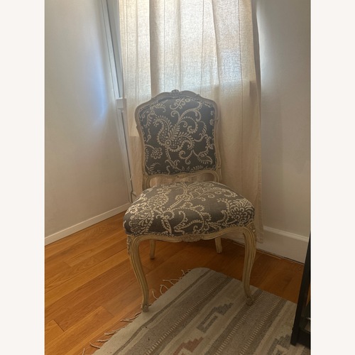 Used Vintage/Antique Light Gray Accent Chairs for sale on AptDeco