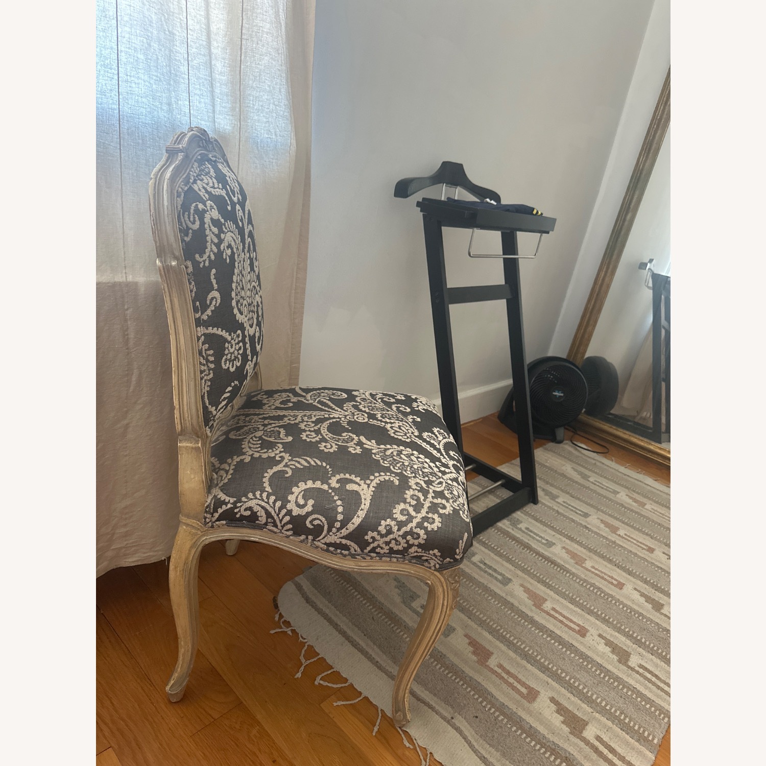Vintage/Antique Light Gray Accent Chairs - image-2