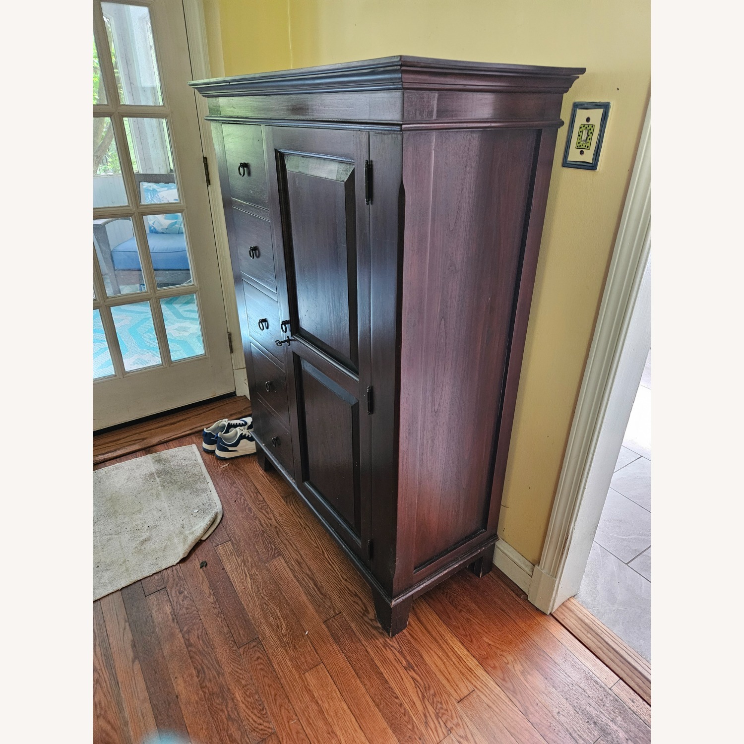 Crate & Barrel Wood Sideboard Cabinet - image-3
