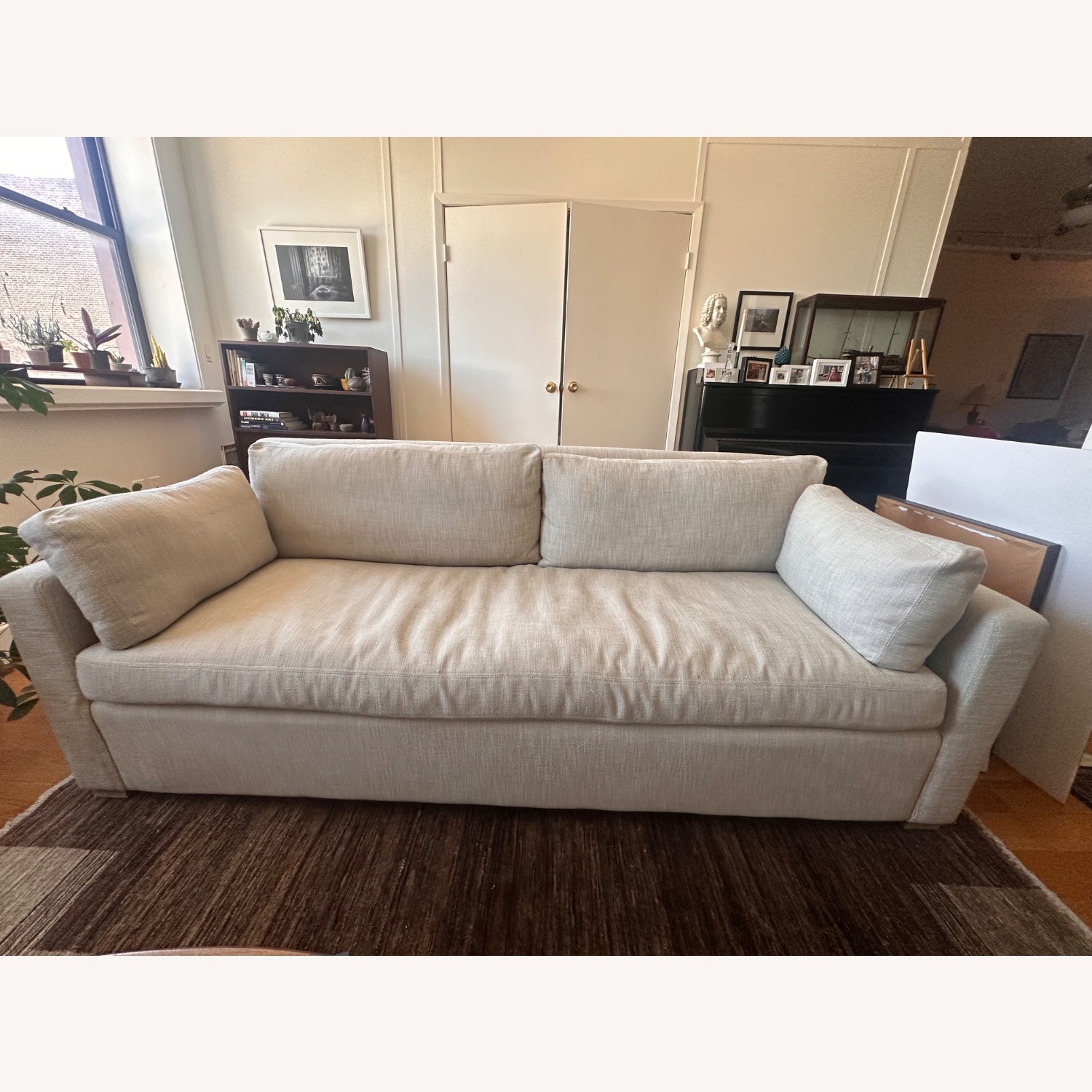 Restoration Hardware Belgian Track Arm Sofa - image-1