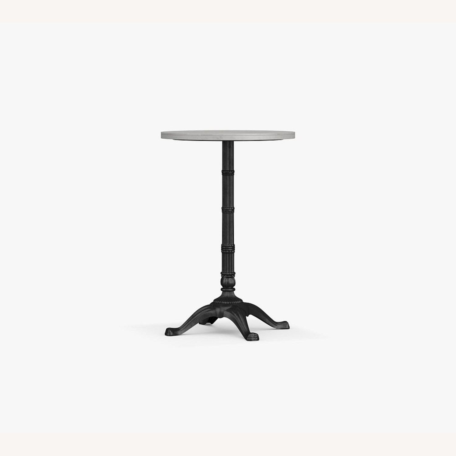 Pottery Barn White Marble Coffee Table - image-5
