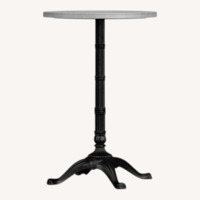 Pottery Barn White Marble Coffee Table
