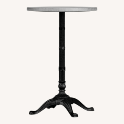 Used Pottery Barn White Marble Coffee Table for sale on AptDeco