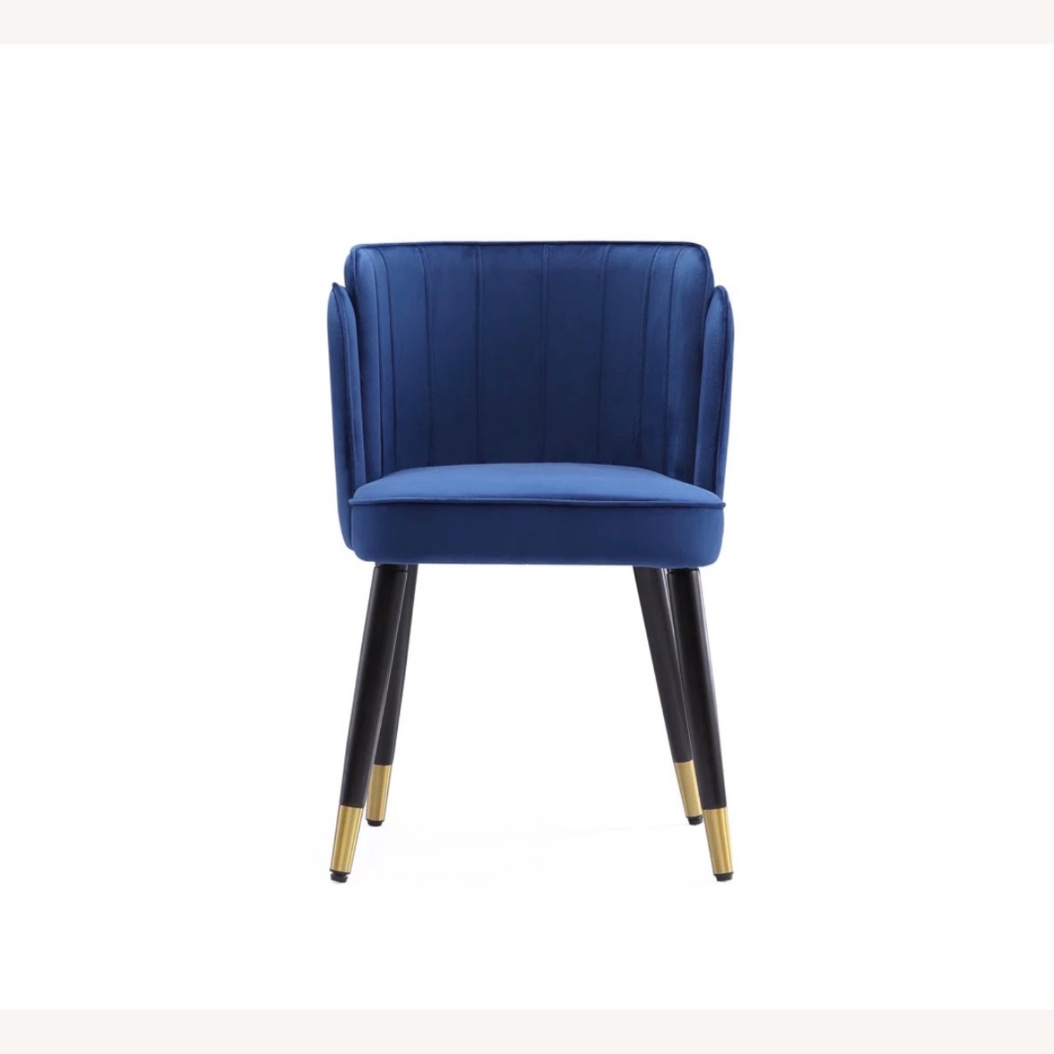 Wayfair Everly Quinn Royal Blue Velvet Side Chairs - image-3