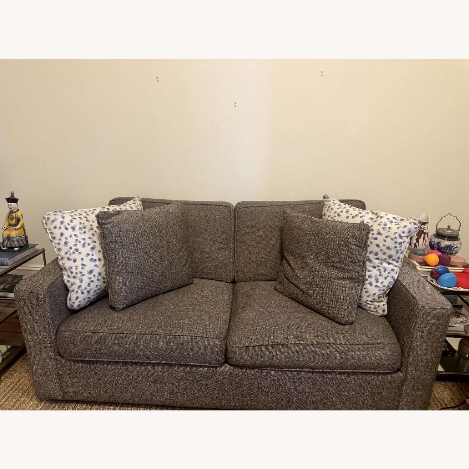 Room & Board Dark Brown Fabric Sleeper Sofa - image-4