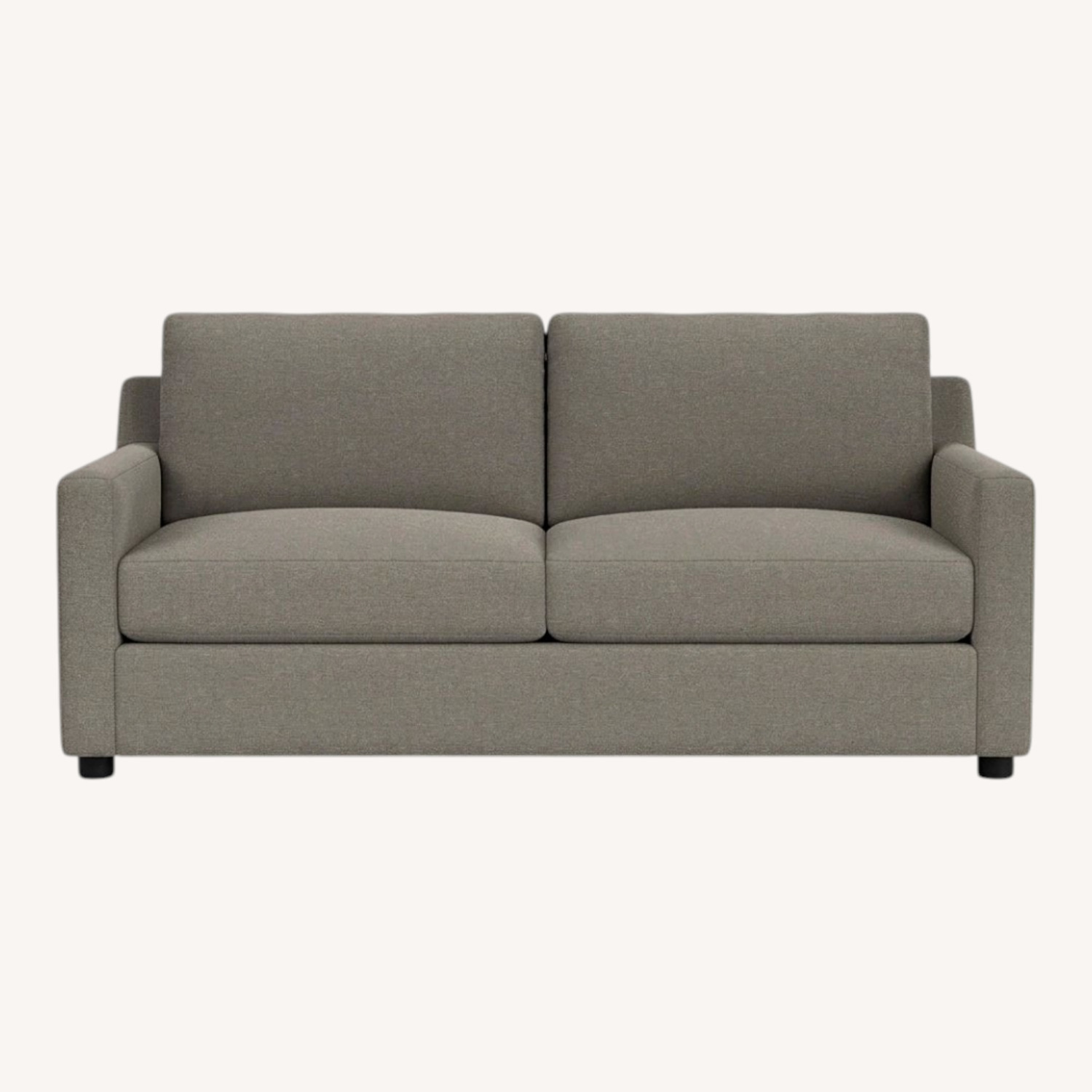 Room & Board Dark Brown Fabric Sleeper Sofa - image-0