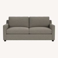 Room & Board Dark Brown Fabric Sleeper Sofa
