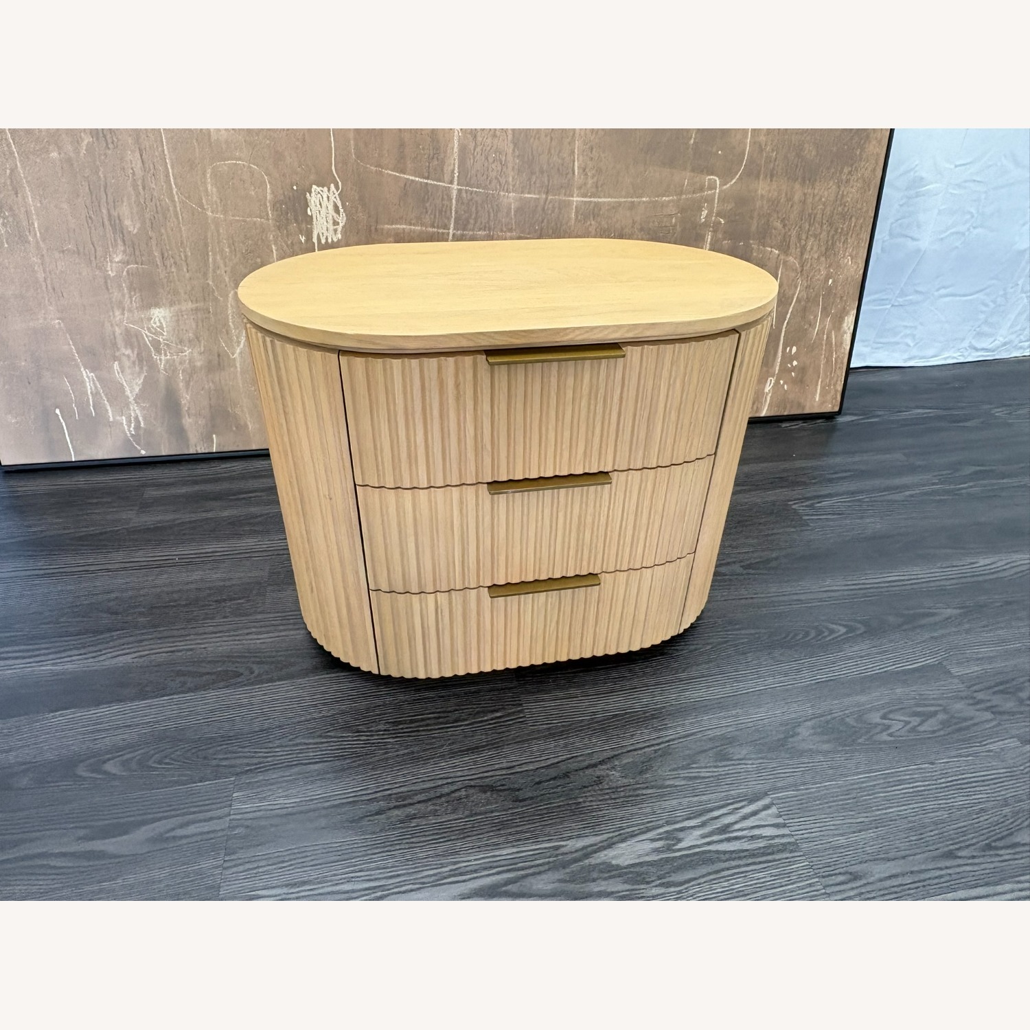 Restoration Hardware Byron Closed Nightstand 32" Light Oak - image-8
