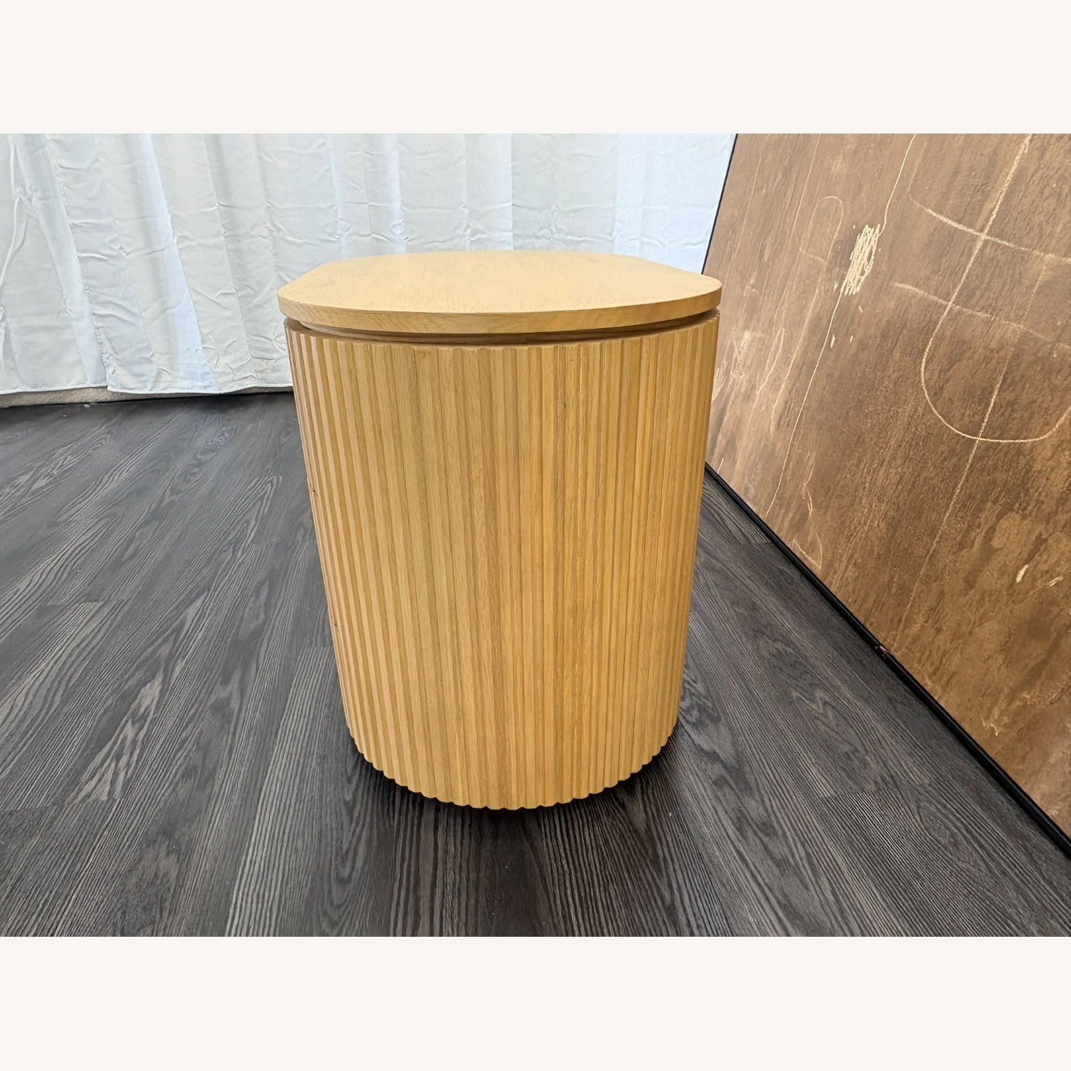 Restoration Hardware Byron Closed Nightstand 32" Light Oak - image-6