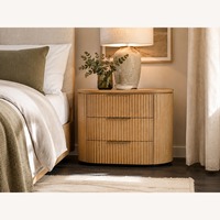 Restoration Hardware Byron Closed Nightstand 32" Light Oak