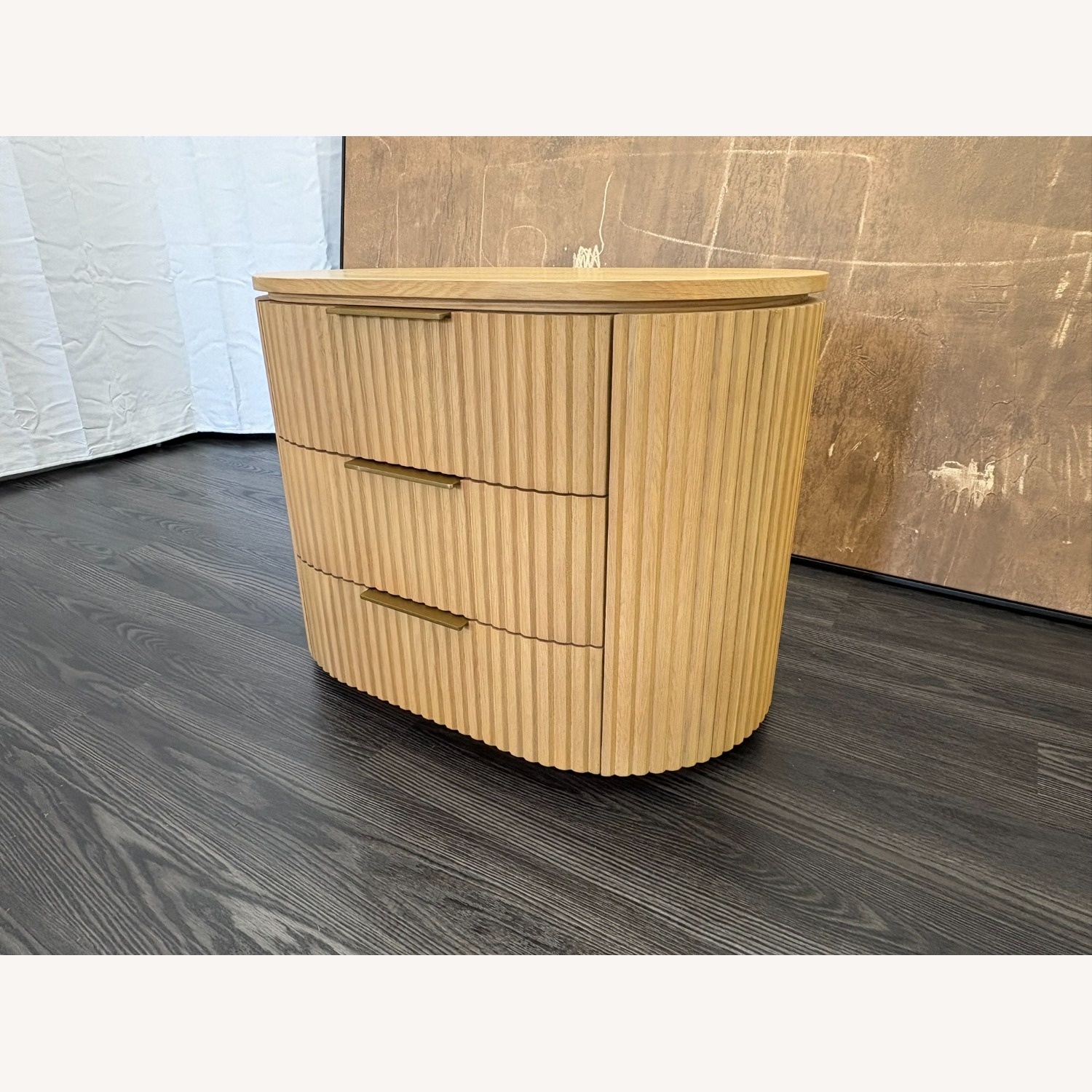Restoration Hardware Byron Closed Nightstand 32" Light Oak - image-15