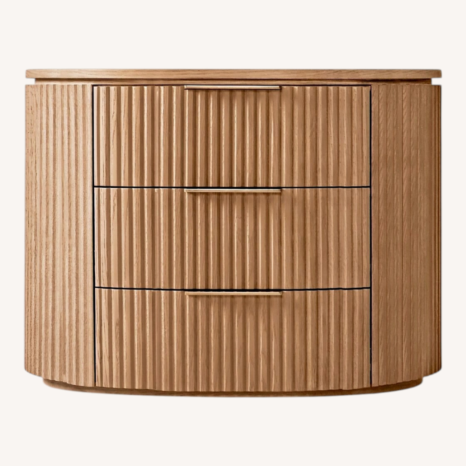 Restoration Hardware Byron Closed Nightstand 32" Light Oak - image-24