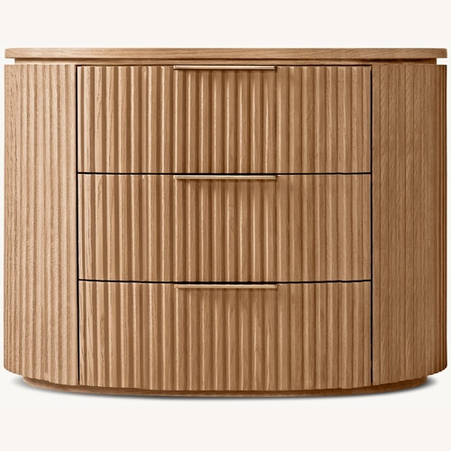 Used Restoration Hardware Byron Closed Nightstand 32" Light Oak for sale on AptDeco