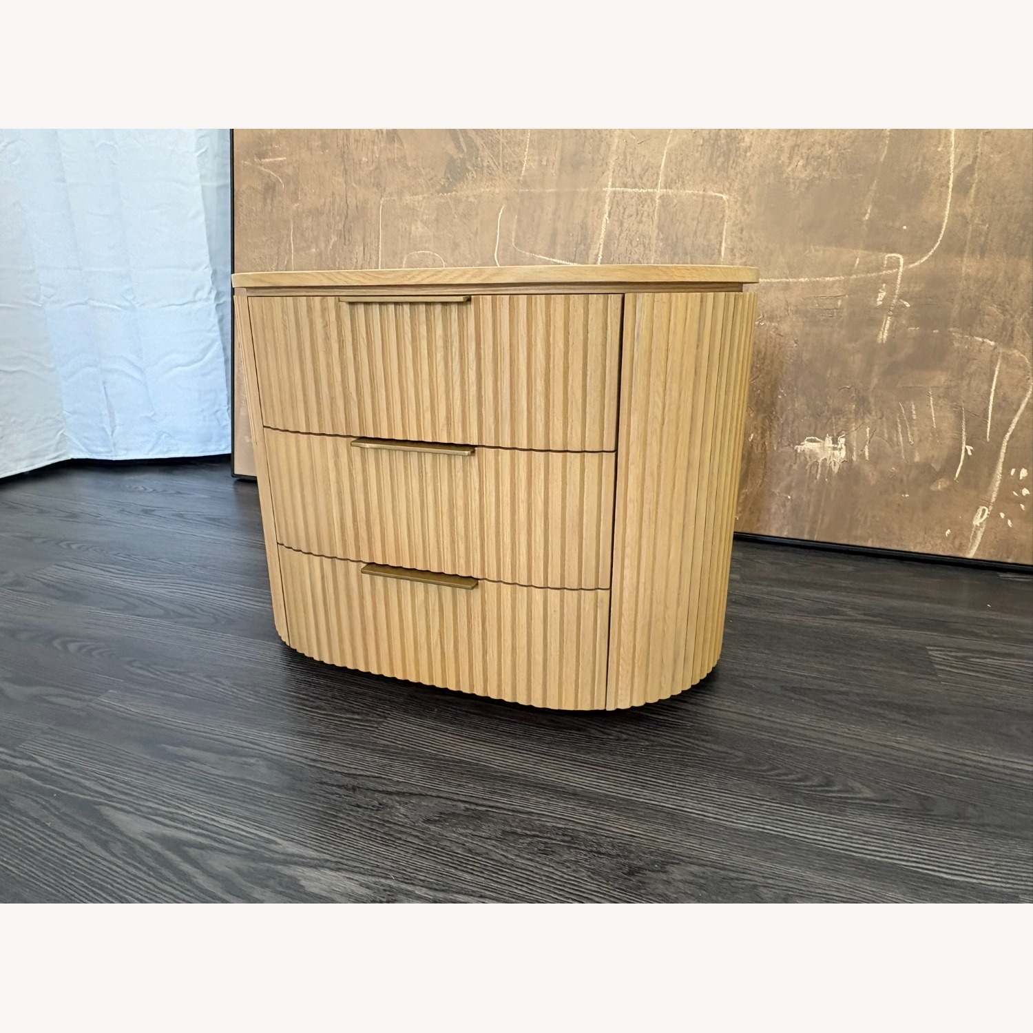 Restoration Hardware Byron Closed Nightstand 32" Light Oak - image-21