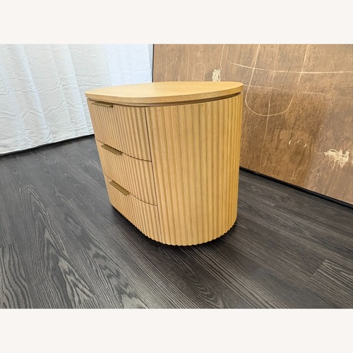 Used Restoration Hardware Byron Closed Nightstand 32" Light Oak for sale on AptDeco