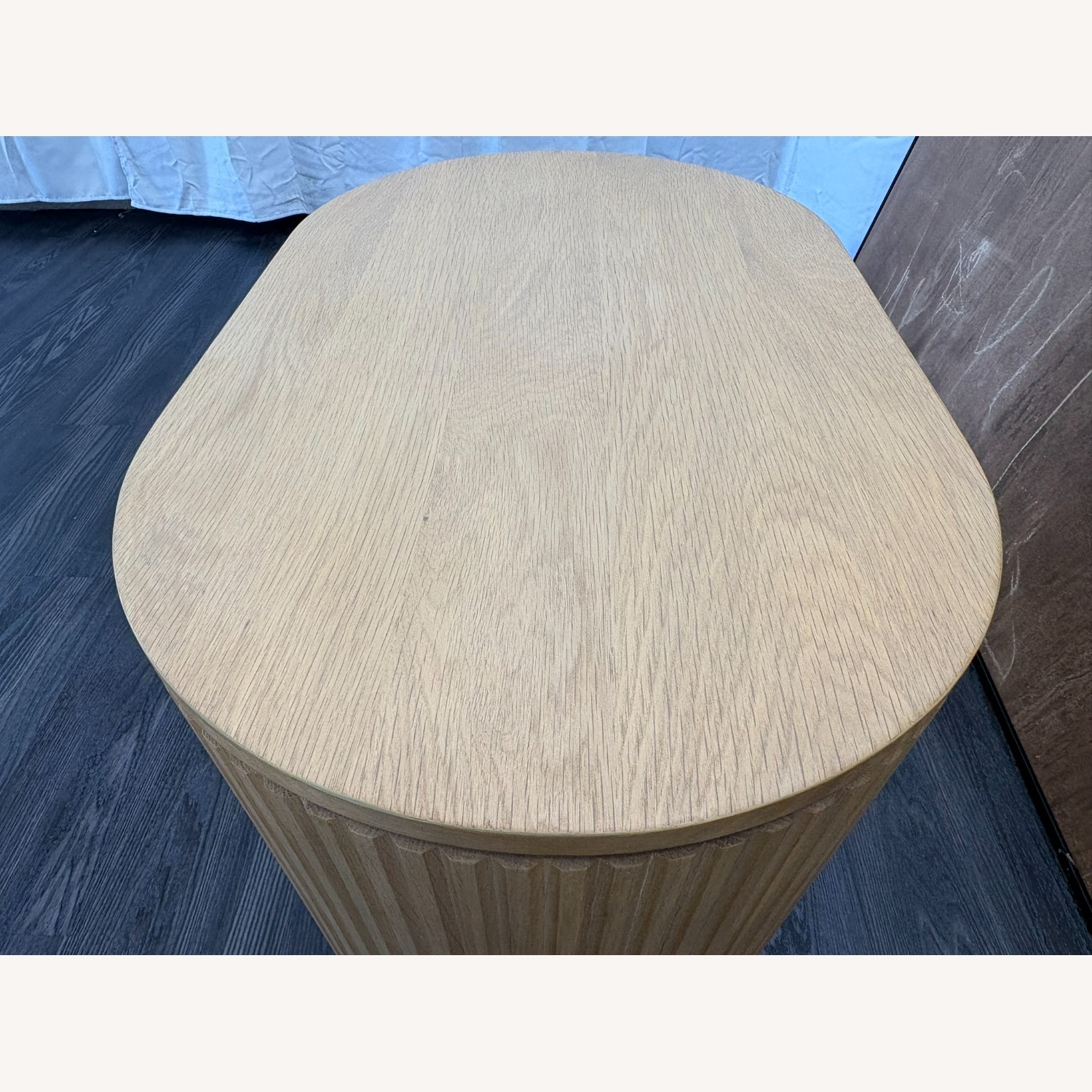 Restoration Hardware Byron Closed Nightstand 32" Light Oak - image-4