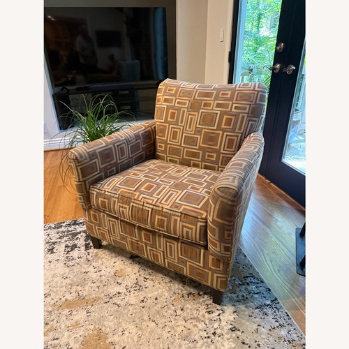 Used Norwalk Light Brown Accent Chair for sale on AptDeco