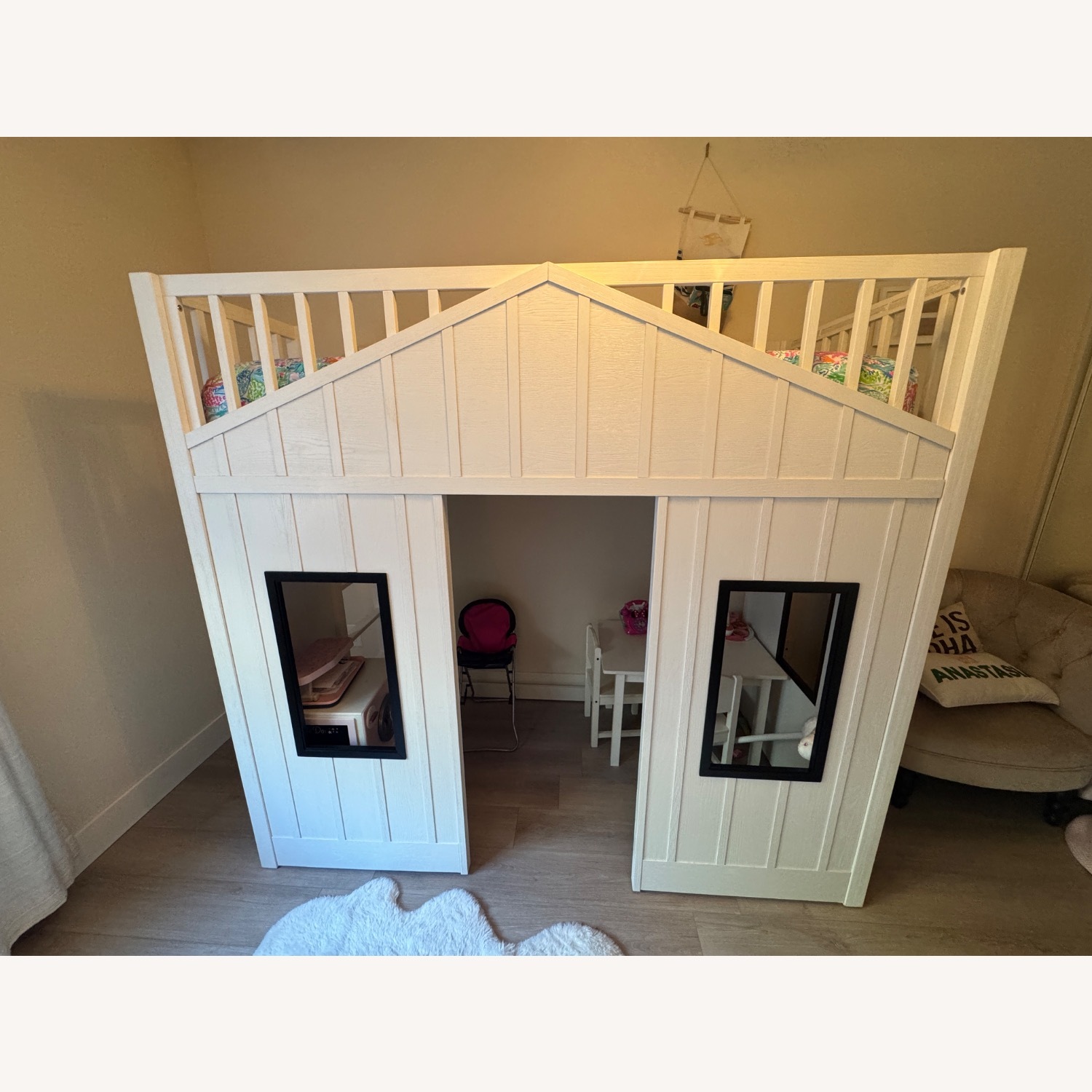 Pottery Barn Farmhouse Loft Bed - image-2
