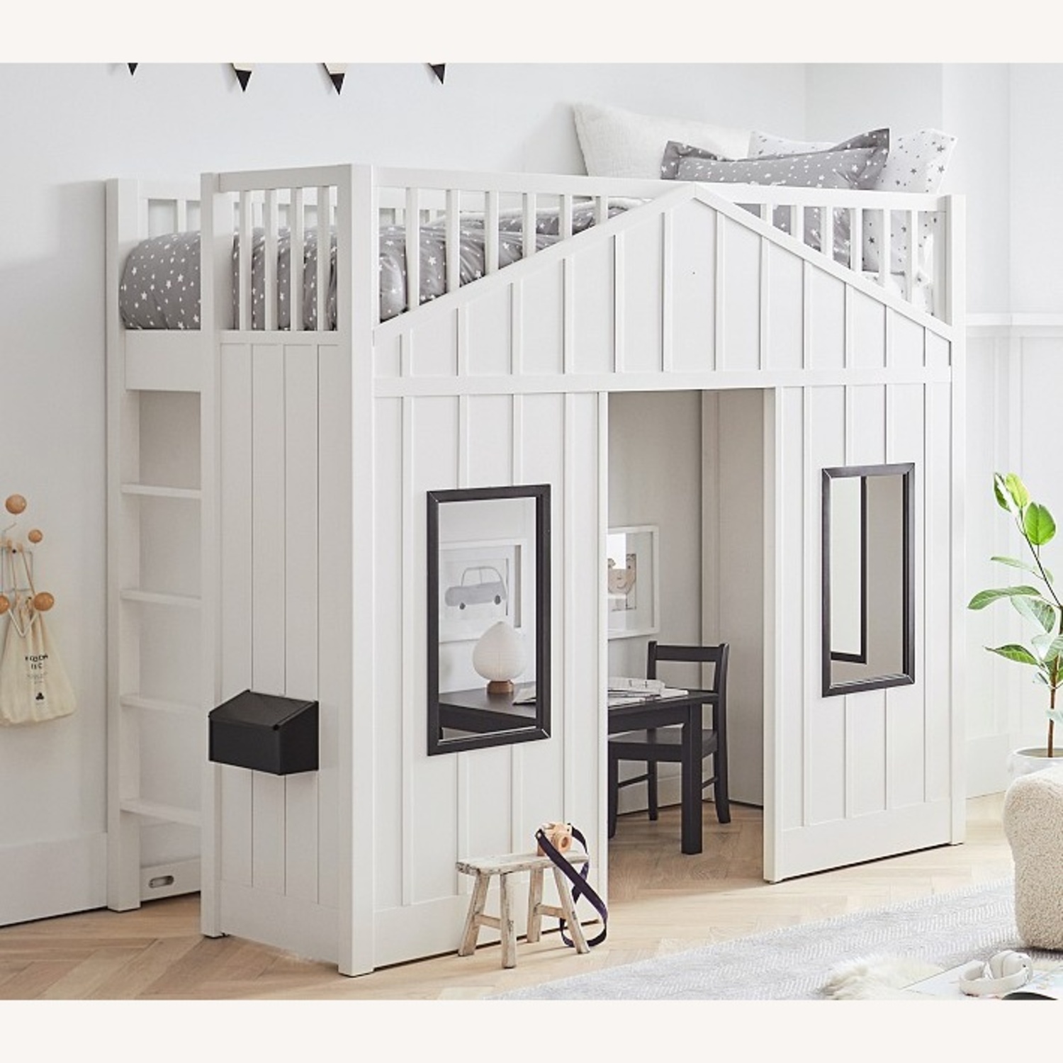 Pottery Barn Farmhouse Loft Bed - image-8