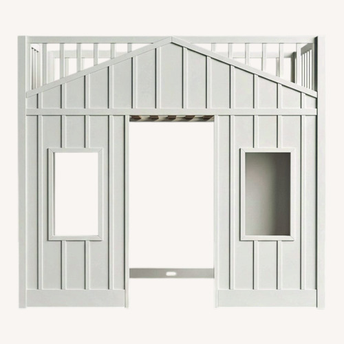 Used Pottery Barn Farmhouse Loft Bed for sale on AptDeco