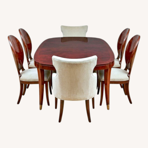 Used Henredon Wood Dining Set with 6 Chairs for sale on AptDeco