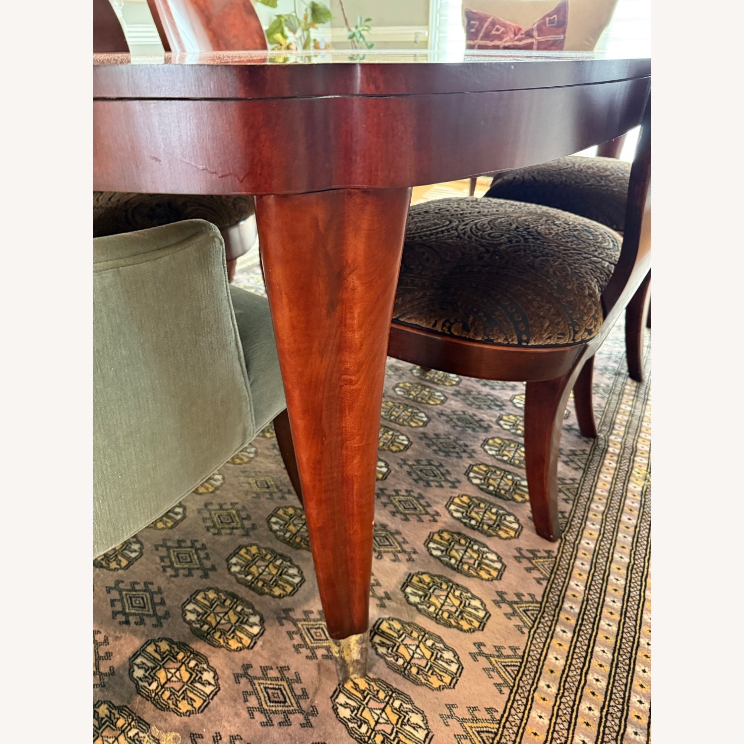 Henredon Wood Dining Set with 6 Chairs - image-3