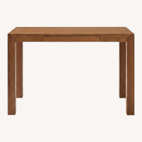Used West Elm Parsons Dark Brown Wood Desk for sale on AptDeco