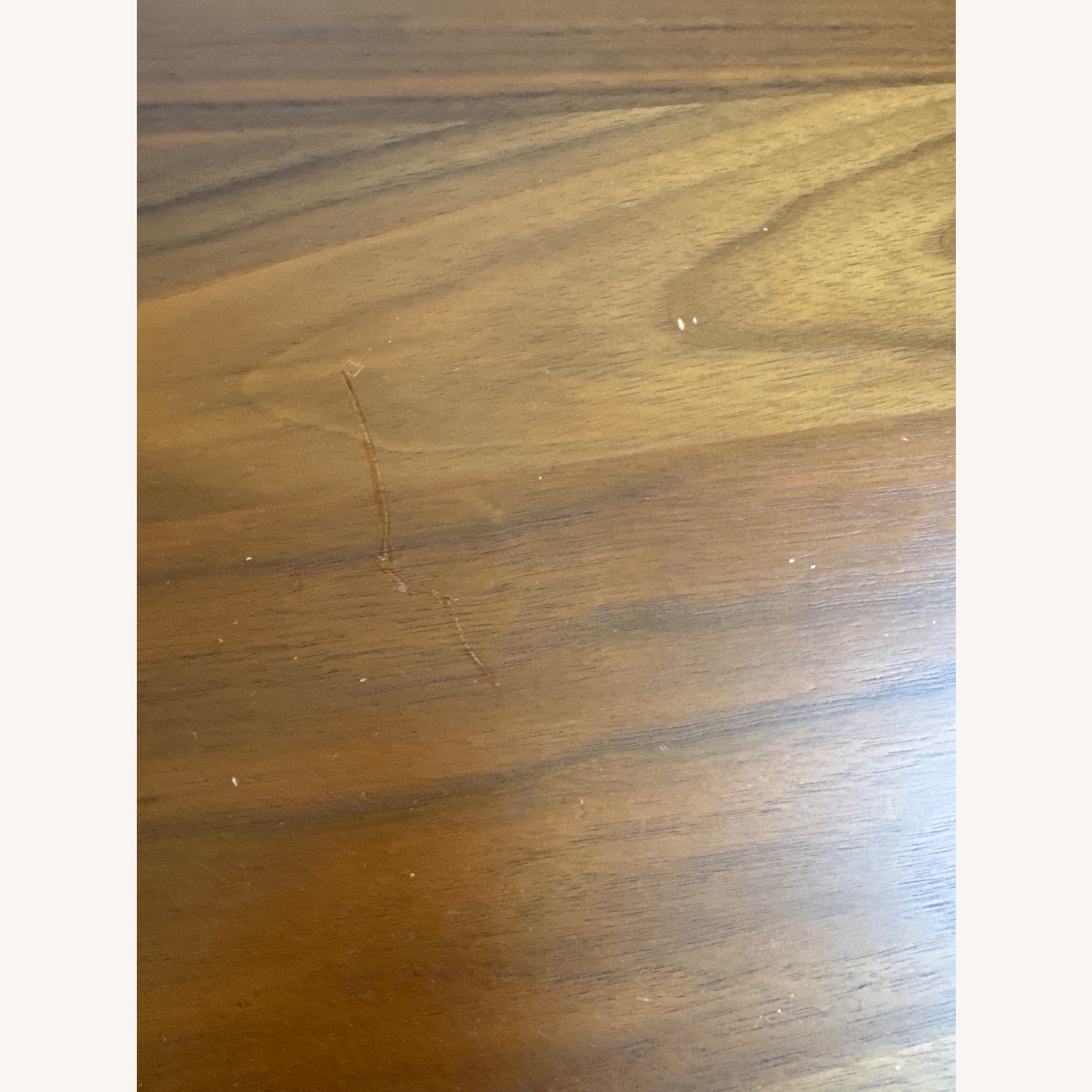 West Elm Parsons Dark Brown Wood Desk - image-8