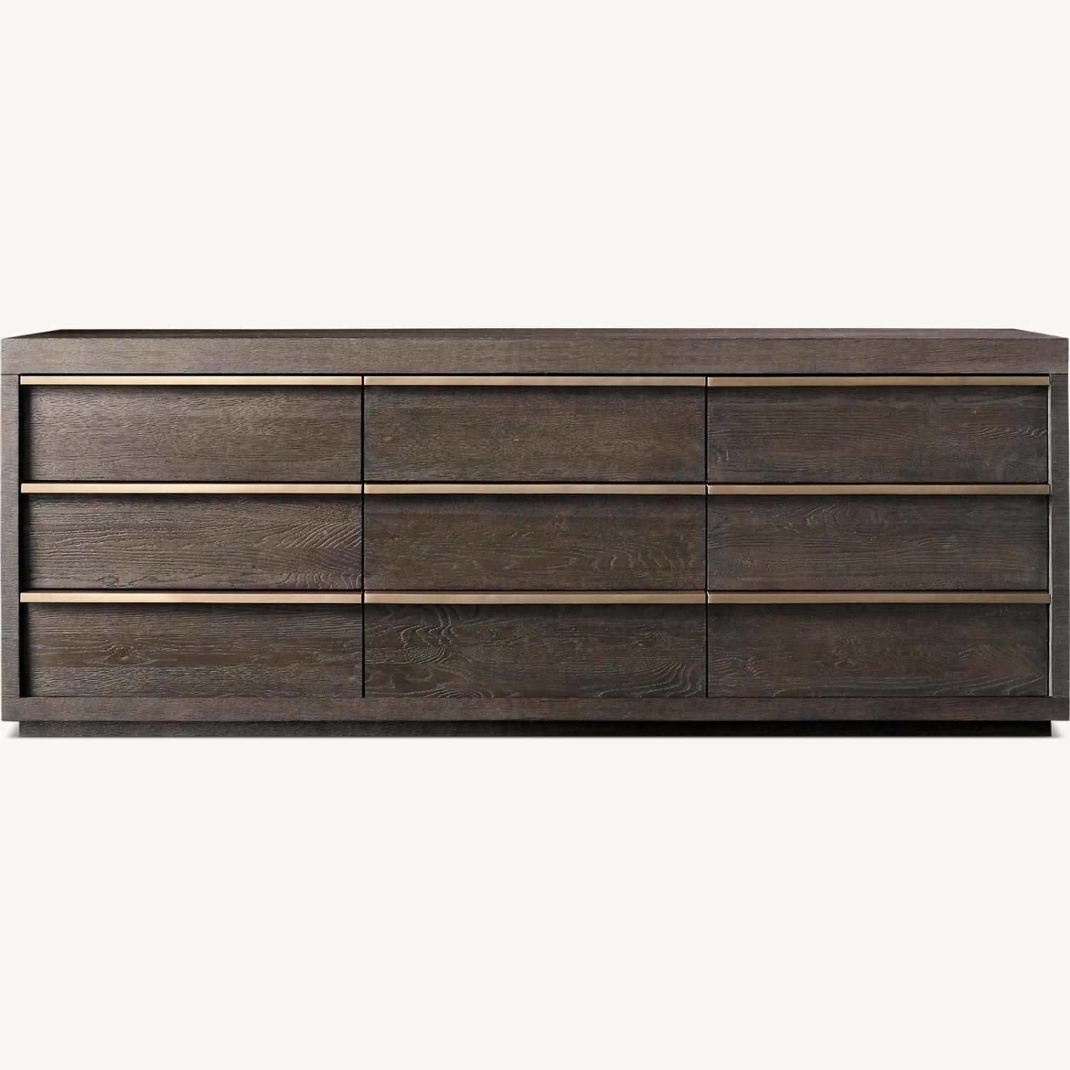 Restoration Hardware Dark Brown Wood Sideboard - image-7