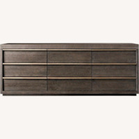 Restoration Hardware Dark Brown Wood Sideboard