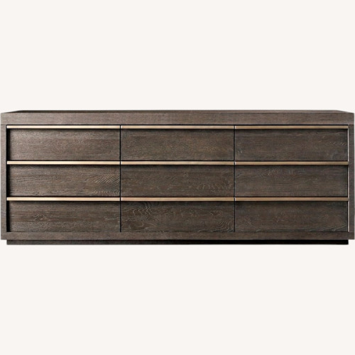 Used Restoration Hardware Dark Brown Wood Sideboard for sale on AptDeco