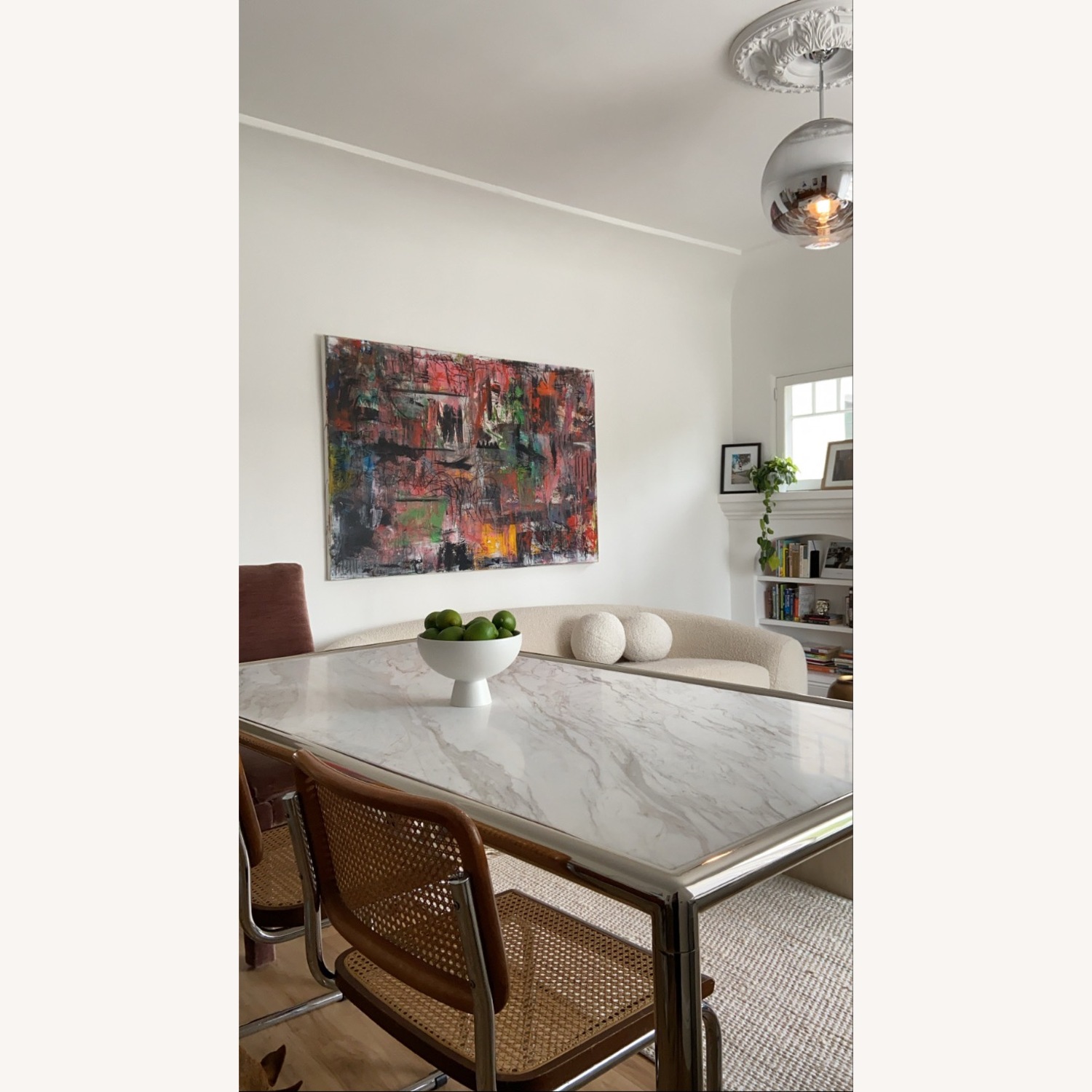 CB2 Cy Marble Dining Table - image-3