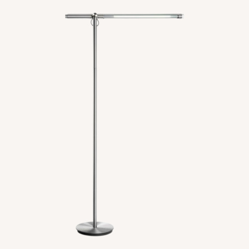 Used Pablo Designs Brazo Light Gray Metal Floor Lamp for sale on AptDeco
