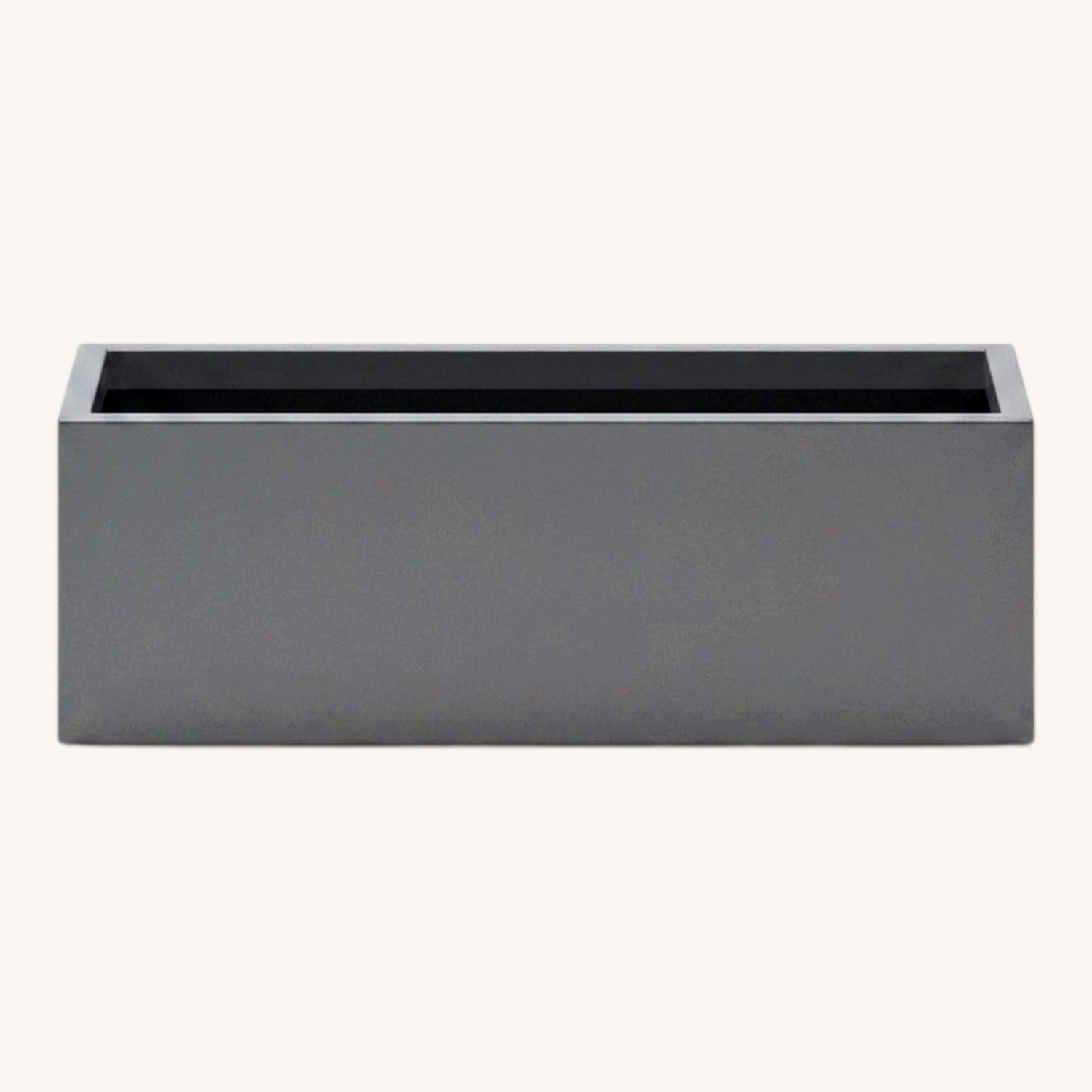 Black Fiberglass Low Profile Planter Box - image-0