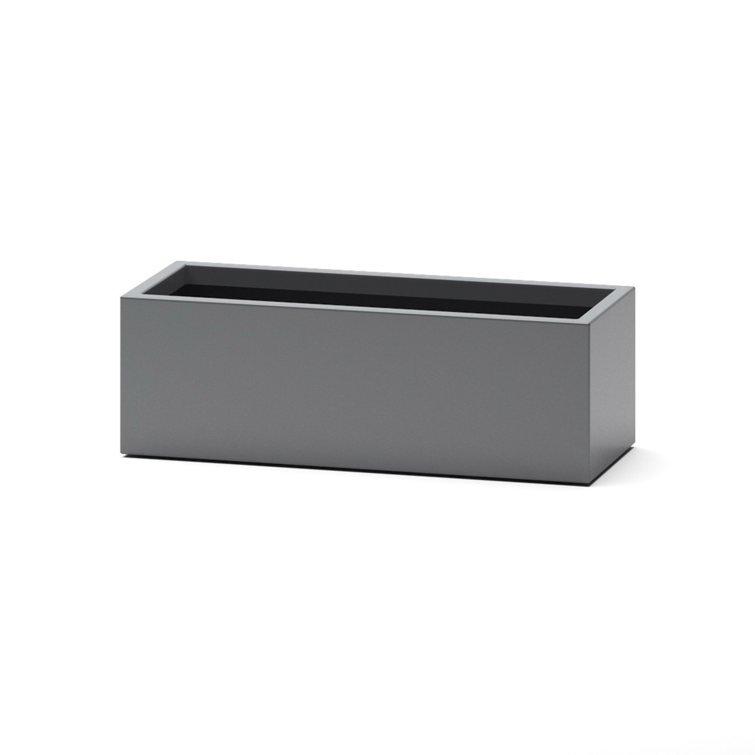 Black Fiberglass Low Profile Planter Box - image-4