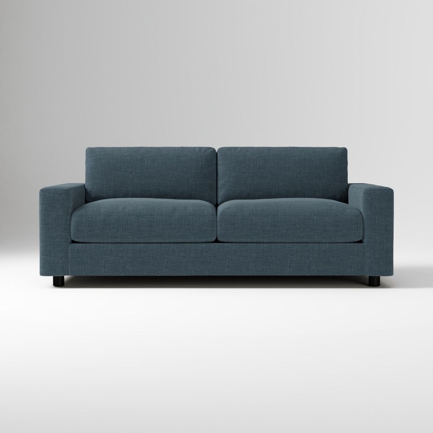 West Elm Dark Gray Tweed Queen Sleeper Sofa - image-10