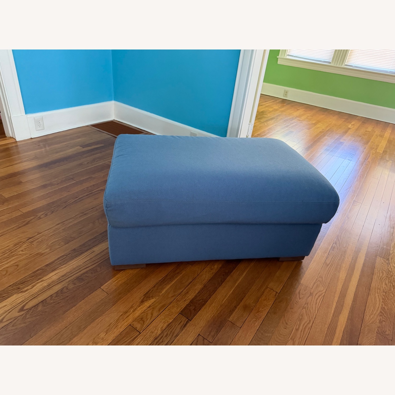 Medley Home Rio Blue Ottoman - image-3