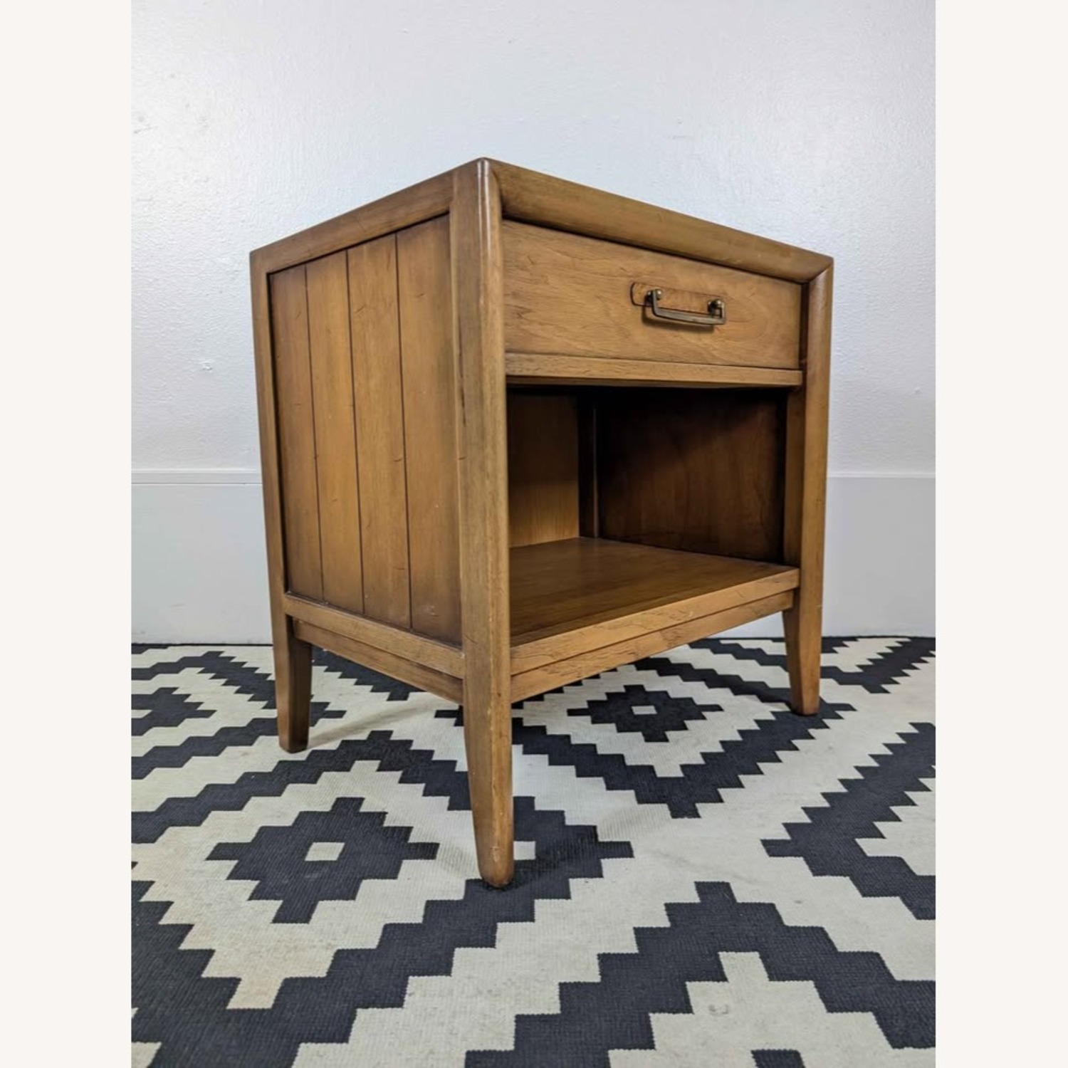 MCM Meridian Single Drawer Nightstand by Drexel - image-1