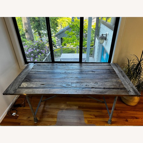 Used Restoration Hardware  Flatiron Rectangular Dining Table for sale on AptDeco