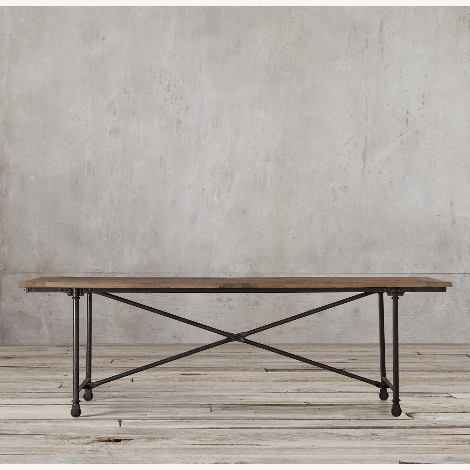 Restoration Hardware  Flatiron Rectangular Dining Table - image-5