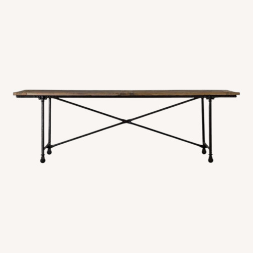 Used Restoration Hardware Flatiron Rectangular Dining Table for sale on AptDeco
