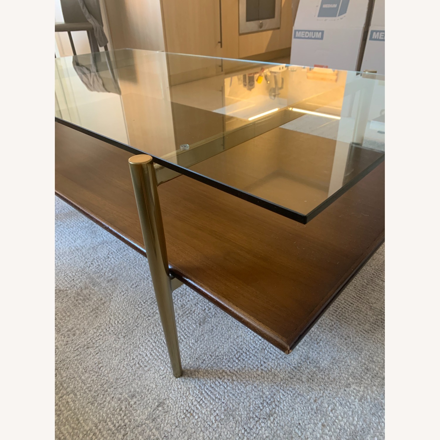 West Elm Mid Century Art Display Coffee Table - image-6