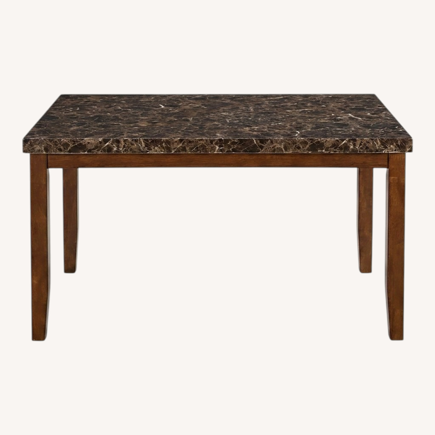 Ashley Furniture Dark Brown Wood Dining Table - image-0