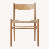 Hans Wegner Natural Wood Dining Chairs